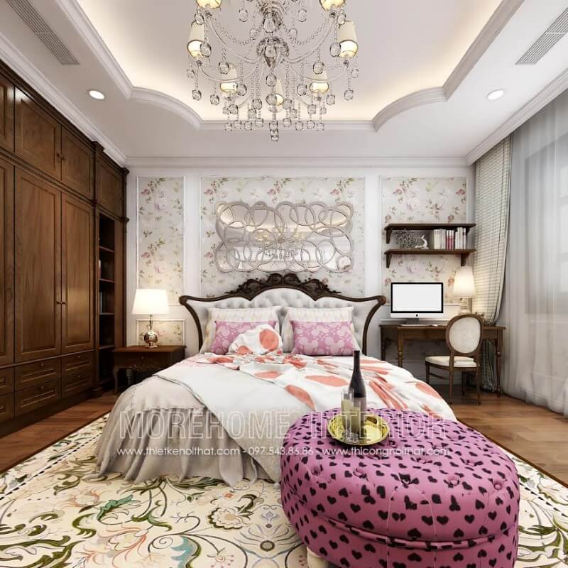 Giường ngủ biệt thự Giường ngủ biệt thự