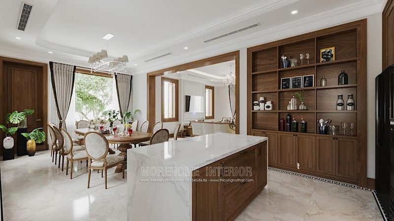 Sản phẩm đá ốp bàn đảo bếp cao cấp - Mang đến cho gia chủ không gian nội thất phòng bếp hoàn hảo hơn